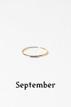 Load image into Gallery viewer, 14K Birthstone Alinea Ring