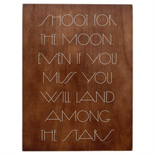 Load image into Gallery viewer, "Shoot for the Moon" Wall Decor
